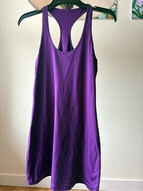 Lululemon Cool Racerback Tank Top Purple Hip Length